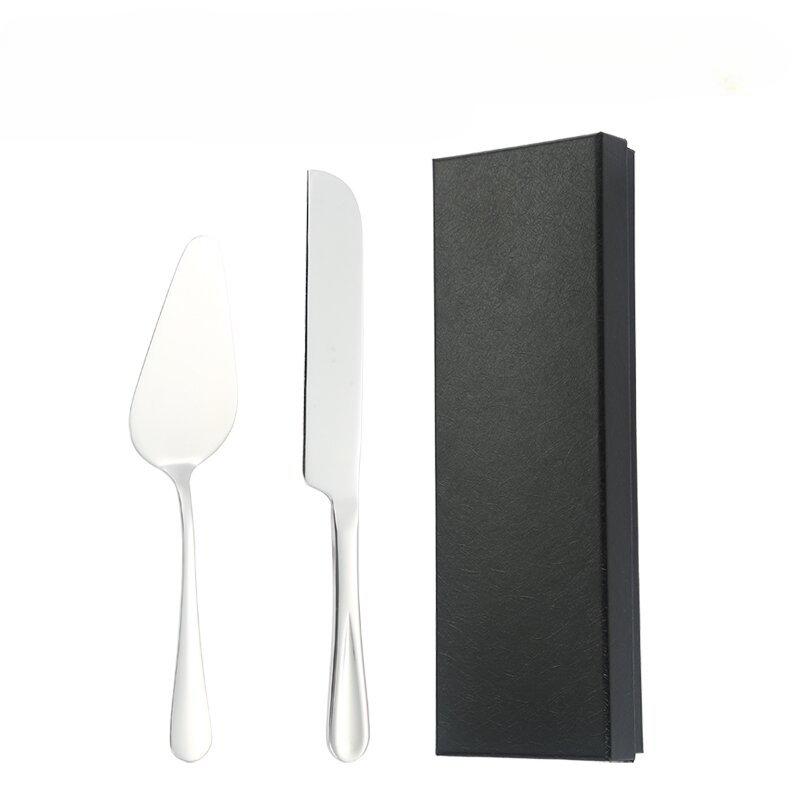 Stainless Steel, Cake Knife Shovel, Two-piece Set, Wedding, Creative Party, Kitchen Baking Set, Dessert Shop Tableware