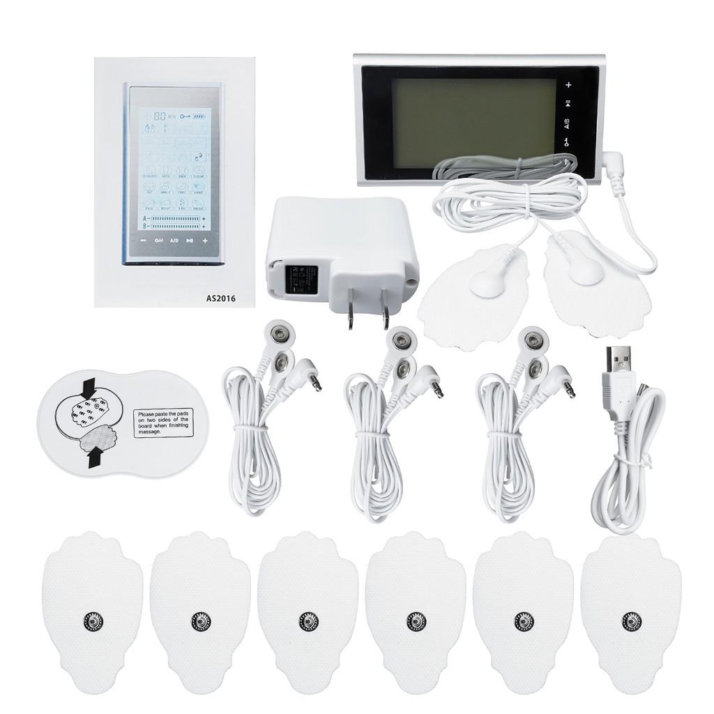 24 Modes 110-240V Ten Unit Electric Massage Pain Relief Muscle Therapy Stimulation Massager Adjustable Lightweight LCD Display