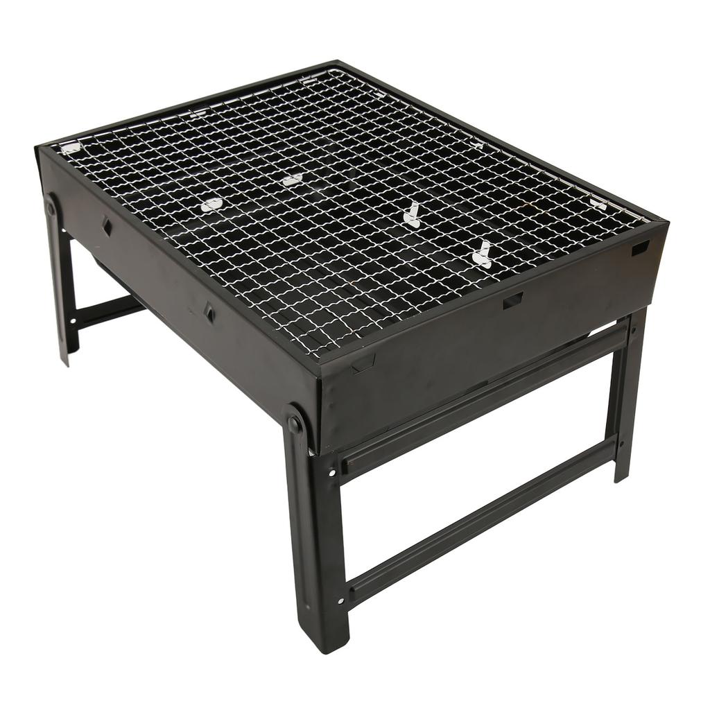 Faltbarer Grill Hochtemperaturbeständig Outdoor BBQ Holzkohleofen für Camping Kleine Größe
