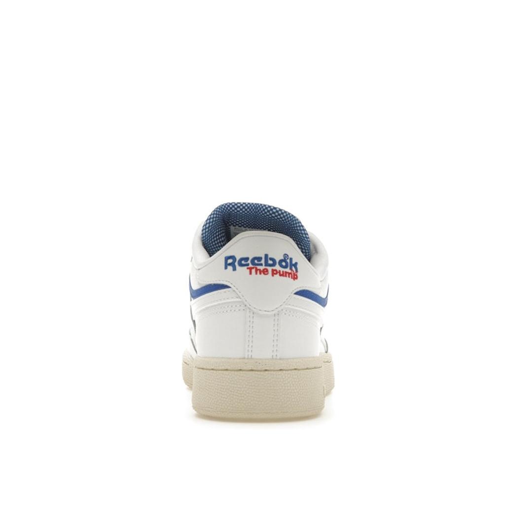 Reebok Club C 85 Pump Vector Blue Unisex Sneakers White Footwear-White Classic-White GW4793