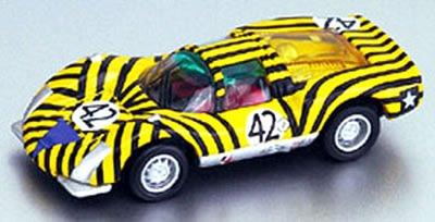 Ebro Premium ClassiXXs Porsche Carrera 6 Sebring 67 08054 Finished Product 1/87 Yellow/Black