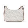 New MICHAEL KORS Jet Set Charm Canvas With Leather Shoulder Bag, Handbag, Shoulder Bag Women's Vanilla White 32H1GT9C1B-VANILLA-ACORN