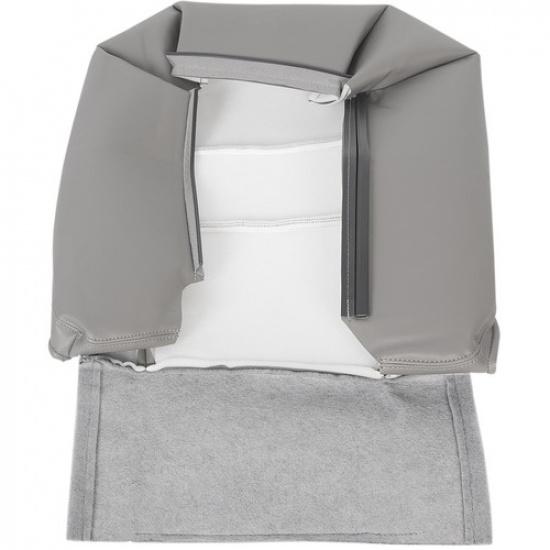 Sürücü Alt Deri Koltuk Kılıfı Kurşuni Gri 1995-1999 Chevy Tahoe Silverado İçin