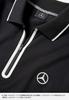 Genuine Polo Size L [Mercedes-Benz Collection] Men's Shirt, Black,