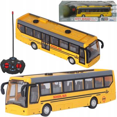 Remote Controlled School Bus With Battery Rc For Children