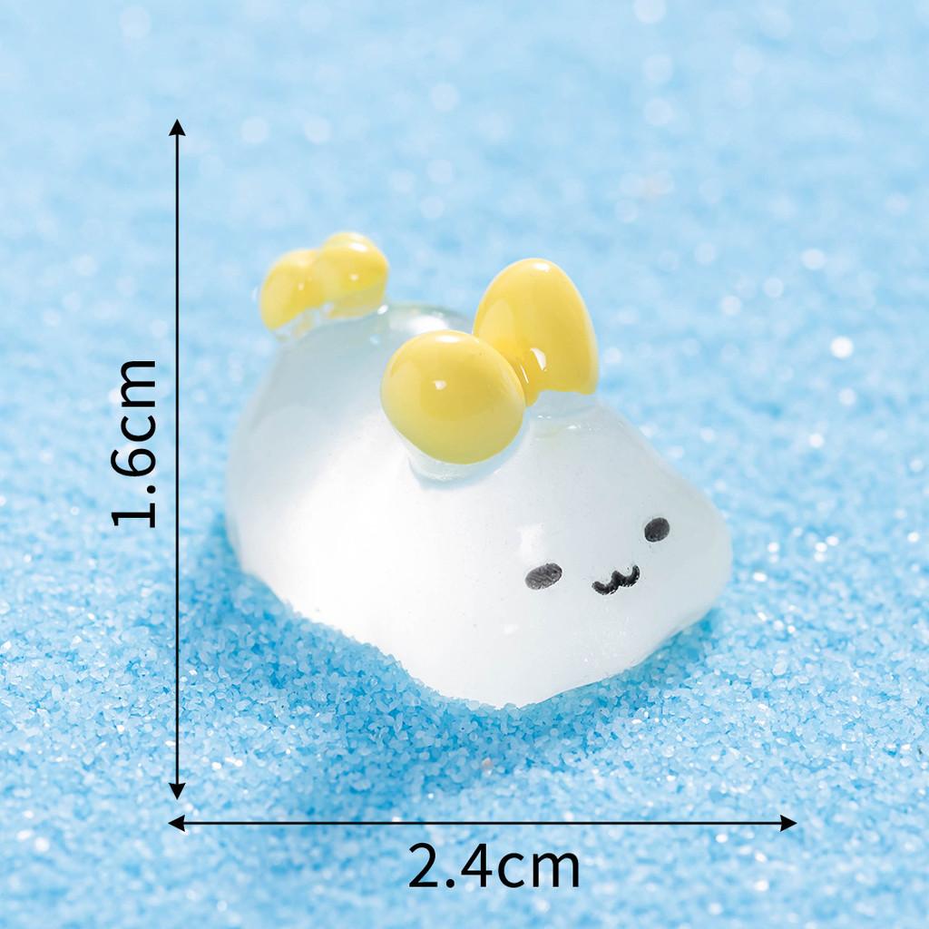 Resin Sea Animal Decor Lightup Night Glow Sea Hare Figurine For Kids Room Decor