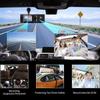 2024 Upgrade Dual Dash Cam FHD 1080P+1080P Front Inside Cabin Car Camera Driving Recorder LCD Display Gravity Sensor Automatic Video Recording