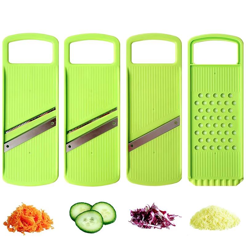 1 Piece Mandoline Food Slicer Adjustable Stainless Steel Vegetable Slicer Chopper with Container Pro Veggie Slicer Dicer YY082