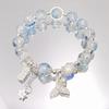 Handgefertigtes Perlenarmband für Damen Elegantes Schmetterlings-Quasten-Anhänger-Accessoire für Geburtstagsgeschenk