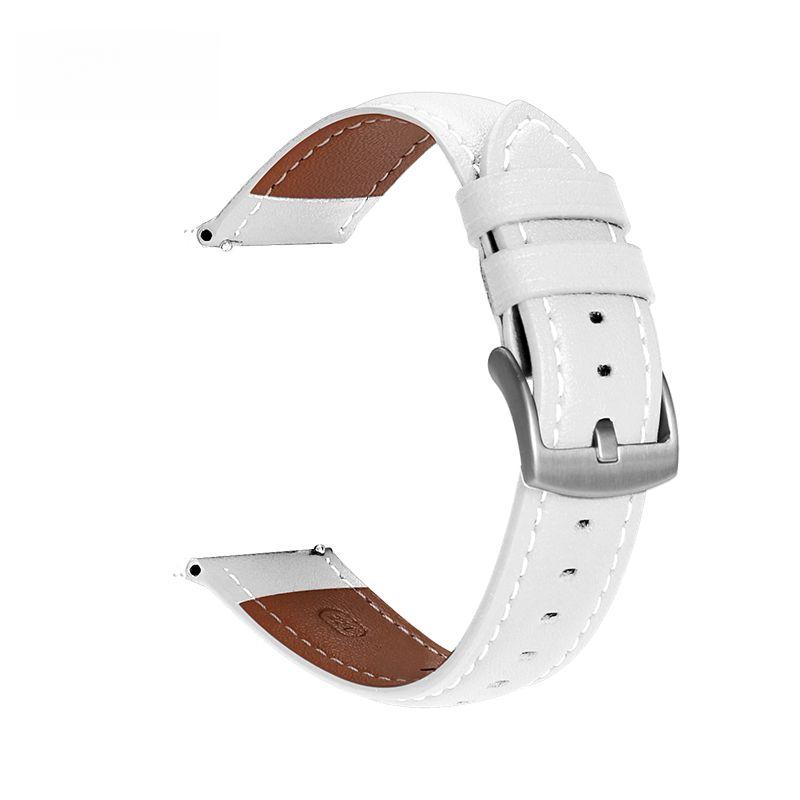 

Кожаный ремешок для часов 20 мм 22 мм - мягкий прочный водонепроницаемый для часов Samsung Galaxy Watch Huawei Watch Xiaomi Watch Garmin Watch Amazfit Watch Huawei GT3/46mm (22mm)