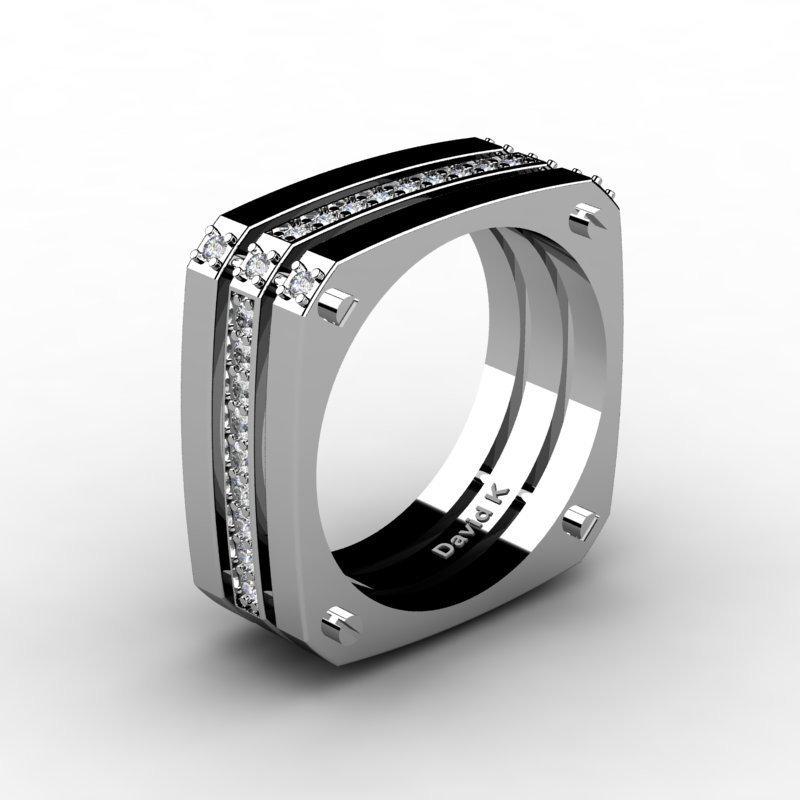 Mei Mary Creative gold-plated diamond ring - fashionable ring for men and women