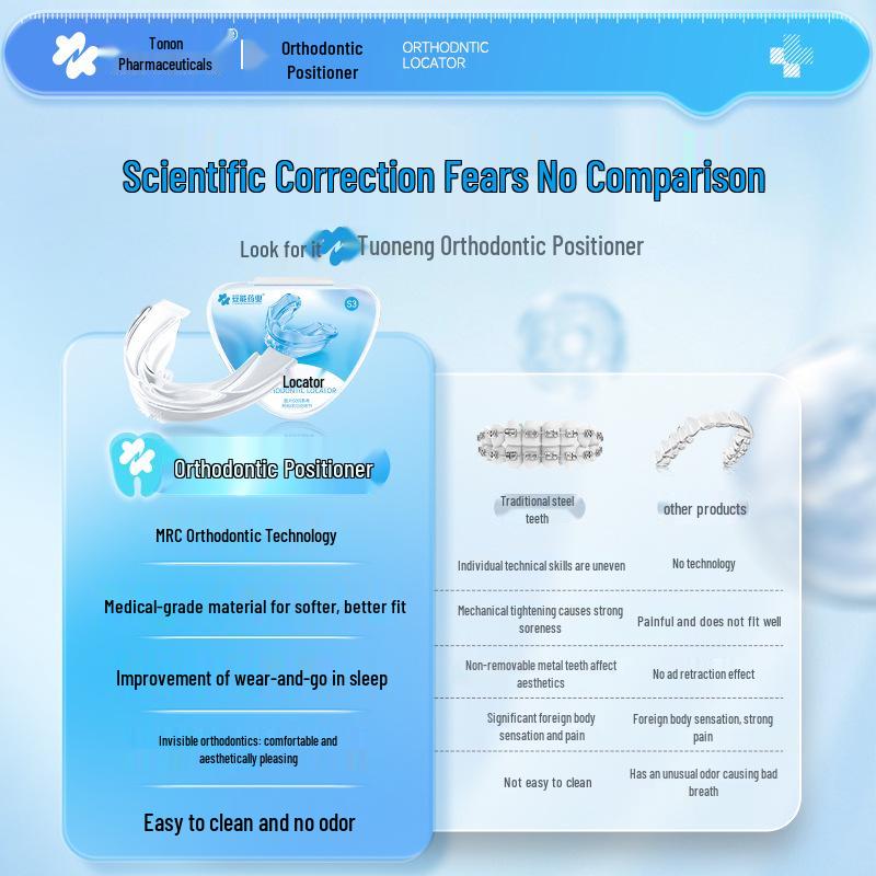 Adjustable Orthodontic Tooth Corrector for Adults - Nighttime Retainer & Grinding Fixator