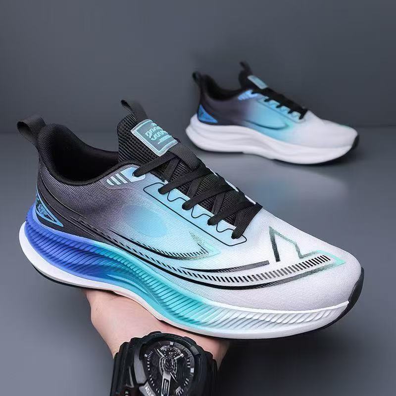 Spring and Summer Trend Non-slip Shock-absorbing Running Shoes Male Teenager Versatile Leisure Sports Running