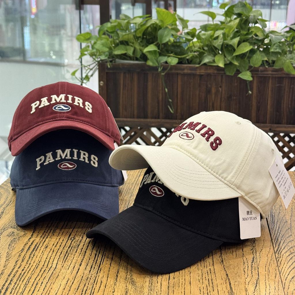 Fashion Hat Korean version of the autumn new versatile letter soft top baseball cap for men and women ins big head circumference sunshade cap showing
