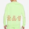 Nike Sweatshirts Men's Green Crew Neck Moderate Regular DD0883-383