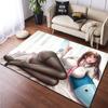 Sexy Anime Girl Carpet Game Room Party Super Cool Rug Anime Room Decor BIKINI PARTY Mat Halloween Mat Picnic Mat Yoga Mat