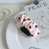 Elastische Scrunchie Band Voor Apple Watch Ultra Band49mm 45/44/42/41 Alle Bereiken voor iWatch Series11 10 9 8 Kleurrijk Gestippeld Patroon Satin Scrunchie Band