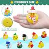 24/48 Stuks Kerst Rubberen Eendjes Grootverpakking Speelgoed Sets Feestelijke Rubberen Eendjes Voor Jeep Ducking, Kerstfeest Bedankjes Decoraties