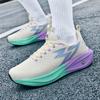 2025 New Carbon Board Running Shoes Summer Mesh Breathable Lightweight Shock-absorbing Popcorn Bottom Youth Sports Shoes
