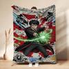 Harry'S Hogwarts Adventure Flannel Blanket Soft Comfortable Fleece Blanket For Living Room Sofa Nap Home Decor Memorial Gift