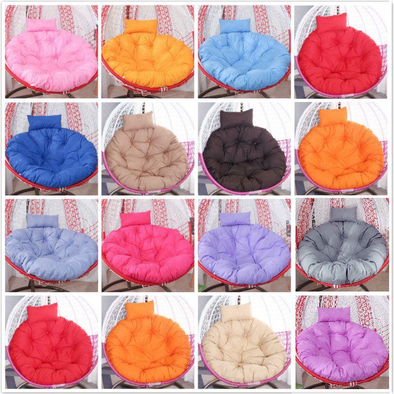 Rattan Swing Chair Cushion Hanging Egg Chair Soft Mat Pad Cover Inoutdoor Patio