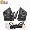 Car Accessories Steering Wheel Control Buttons With Backlight Silver Buttons For Nissan Livina Tiida Sylphy