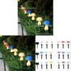Solar Mushroom Garden Lights With 8 Modes For Outdoor Pathway Decor