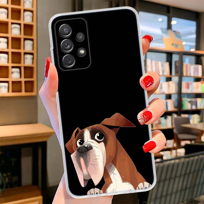 Mops Französische Bulldogge Handyhülle für Samsung Galaxy A17 A16 A15 A14 A13 A57 A56 A55 A54 A53 A37 A36 A35 A34 A33 A26 A25 A24 A23