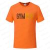 Gym Hub Print Men's T-Shirt Oversize Funny Graphic Tees for Men Summer Tops T Shirt for Men Clothing Fashion T Shirt Casual Tee