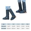 Reusable Boot Cover Nonslip Rain Shoe Cover Rain Gear with Zippers Watertight Folding Rain Snow Watertight Shoe Cover