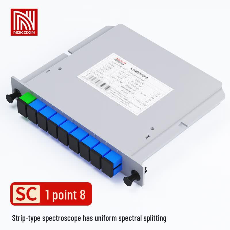 Nokoxin 1x8 PLC Fiber Optic Splitter