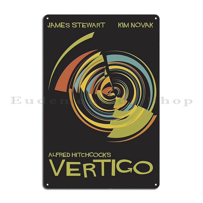Vertigo Nod To Saul Bass Beehivedezines Metal Sign Wall Decor Funny Club Printing Customized Tin Sign Poster