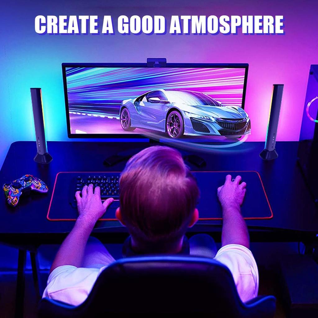 LED Pickup Light Bluetooth App Control Music Rhythm Lights Smart RGB Symphony Lamp Gaming Bar TV Computer Desk Ambient Lamp 5W