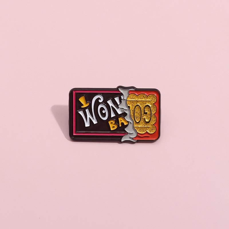 Eyecatching Geometric Letter Brooch Decorative Alloy Pin Minimalist Accessory Everyone For