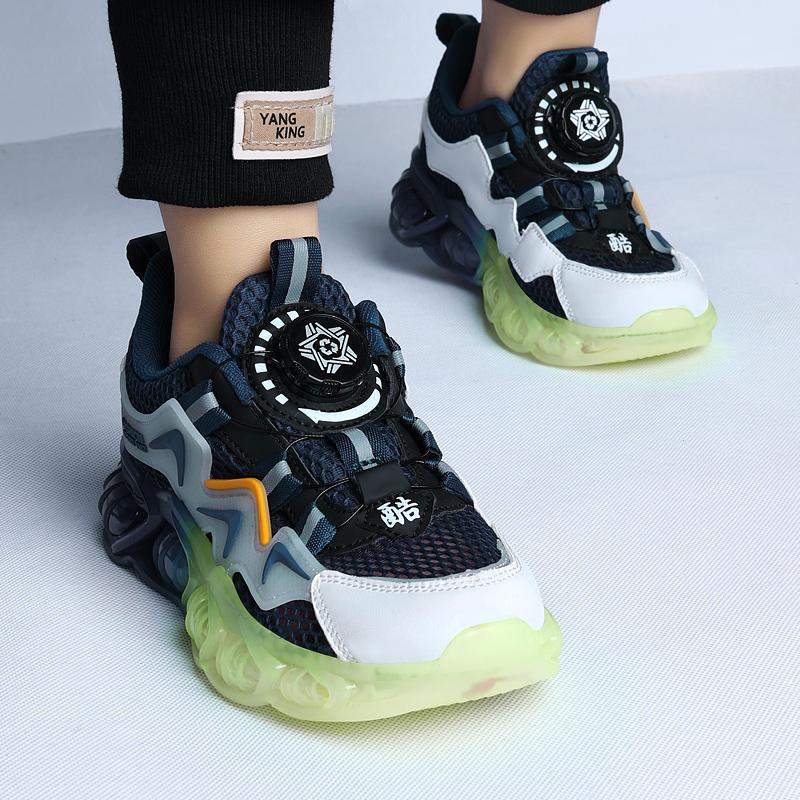 Pantofi copii pantofi sport pentru băieți modă copii pantofi confort plasă respirabilă ocazional mers pe jos pantofi alergare în aer liber 28-39