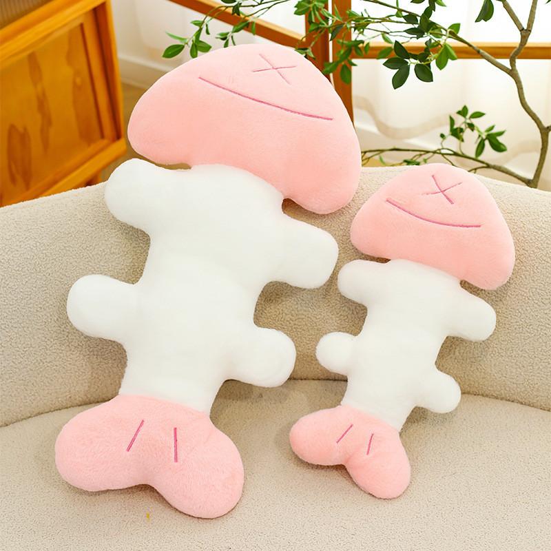 Plush Fish Bone Pillow With Soft Pp Cotton Filling For Kids And Adults