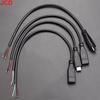 5pcs 2Pin 4Pin Micro USB / Type C Charger Connector USB 2.0 Type A Male Female Power Supply Extension Cable Wire DIY Data Line