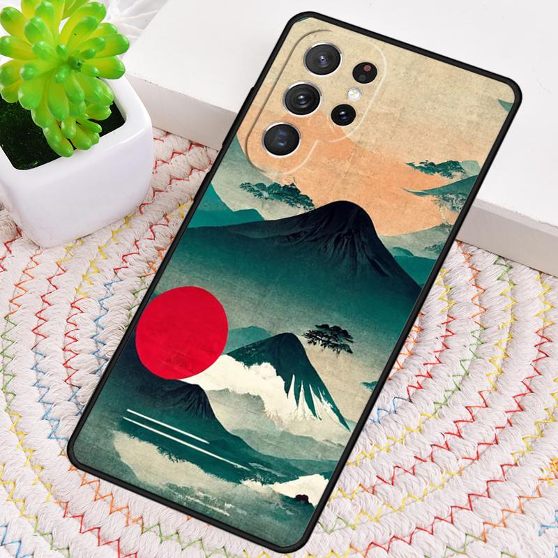 Japan Scenery Silicone Phone Case For Samsung Galaxy Note 10 Pro S26 S25 S24 S23 S22 S21 Plus S25Ultra Capa Cover