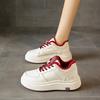 Muffin Platform White Shoes Women's Spring and Autumn 2025 New Korean Version Internet Celebrity Casual Student Board Shoes Women Ins Tide
