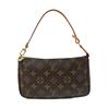 [Pre-Owned] Pochette Monogram Zip Closure PVC Handbag - Very Good #12Y7Q5D