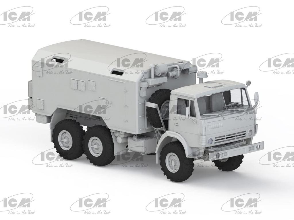 ICM 1/35 Ukrainian Box Truck KAMAZ-4310 Plastic Model 35004 (Combat Vehicle)