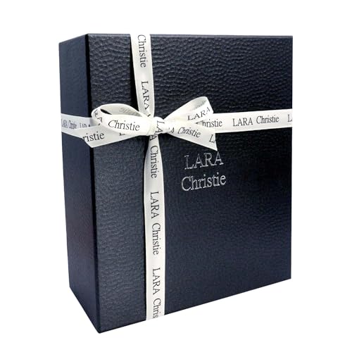 Lara Christie Platinum and Gold Rimmed Solitaire Beer Glasses, 410ml, Pair, LH-84-0004P-S