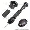 Mini Tool Set with 0.8-3mm Black Hand Twist Drill 10Pc Fried Dough Twists Drill for Woodworking Drilling Rotary Wood Holes Tools