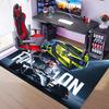 racing 44 l-lewis h-hamilton -Themed Entrance Mat,Non-Slip Mat Area Rug,Room Decor,Outdoor Decor,Kitchen Rug,Doormat - Machine Washable,Easy to Clean