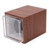 Single Watch Winder Anti Magnetic Automatic Mechanical Watch Winder Storage Box with LED Light for Men Birthday Gift