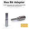 1/2Pcs 6.35mm To 4mm Magnetic Bit Holder Magnetic Screwdriver Bit Adapter  Phone Repair