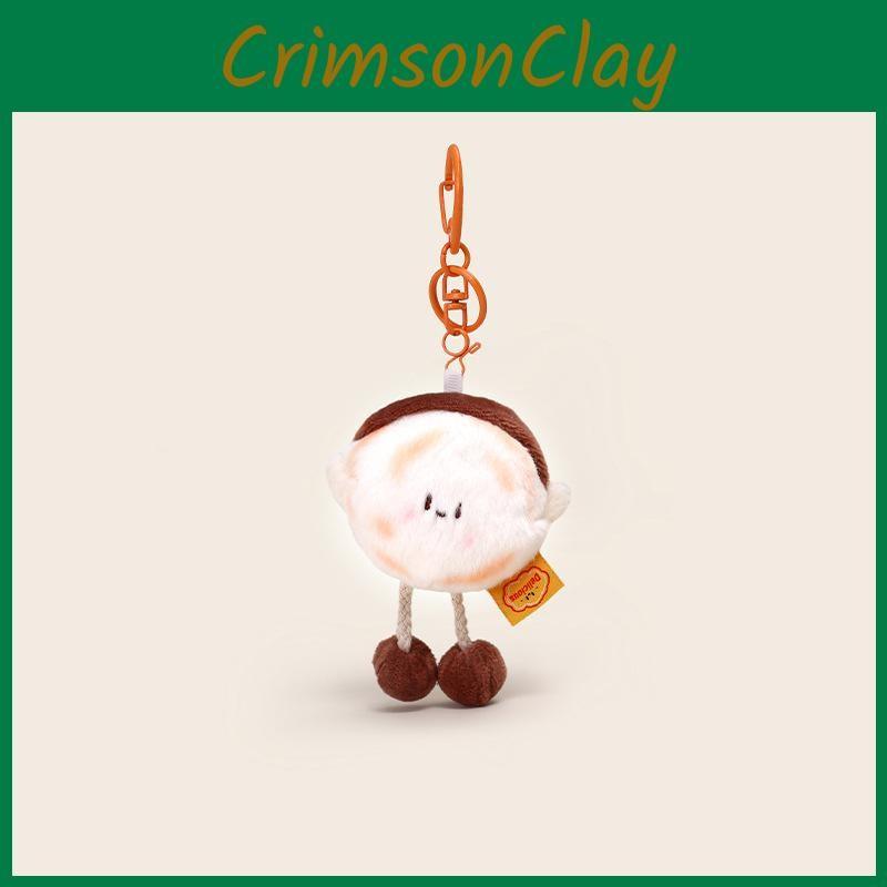 Octopus Grabbed Hand Pancake Plush Keychain Backpack Pendant Gift Decoration