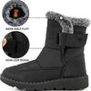 Waterproof Winter Boots for Women New Faux Fur Long Plush Snow Boots Woman Platform Shoes Warm Cotton Couples Ankle Boots