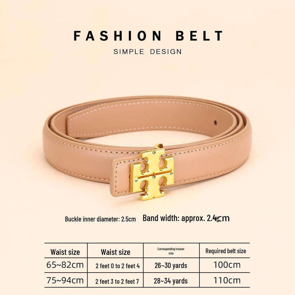 Hochwertiger Damen-Modegürtel aus Rindsleder - Vielseitiges Statement-Taillenaccessoire für Hosen, Japanischer & Koreanischer Stil.