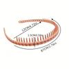 1/2pcs Fashion Women Headband/Hair Band Wide Edge Headband Face Washing Headband,Non-Slip Toothed Hair Clip, Random Color